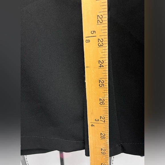 Vintage Maroon/ Black Color Block High Waisted Wide Leg Dress Pants Sz. L - Picture 9 of 9